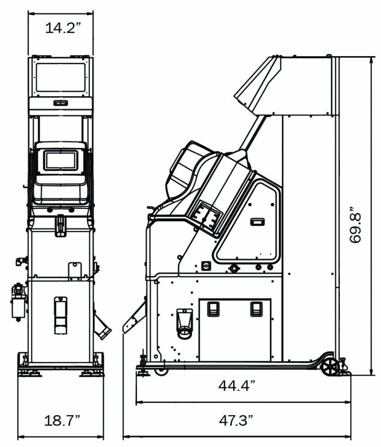 Thông số kích thước theo đơn vị Inch